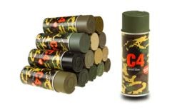 C4 MIL GRADE COLOR SPRAY RAL6031 (ARMAMAT)