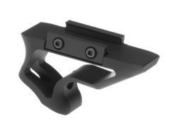 CNC PICATINNY SHORT ANGLED GRIP BLACK (METAL)
