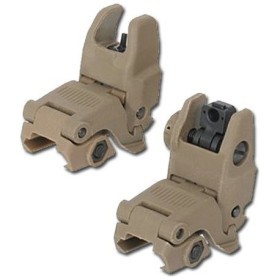 FLIP-UP SIGHT SET DARK EARTH