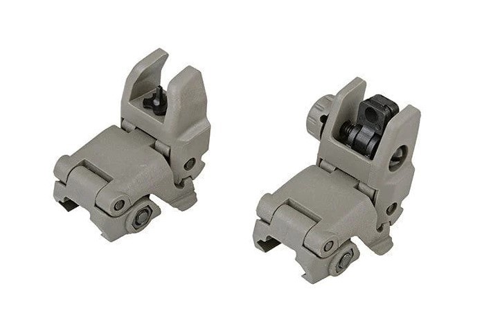 FLIP-UP SIGHT SET FOLIAGE GREEN