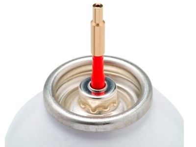 EXTENSION BOTELLA GAS ABBEY METALICO DORADA