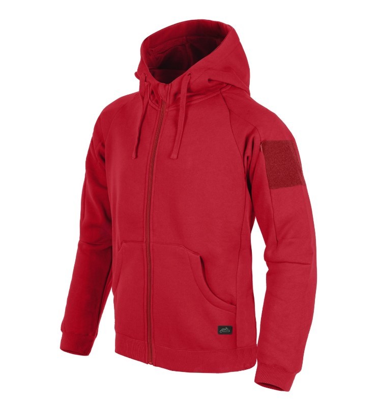 HELIKON-TEX URBAN TACTICAL HOODIE LITE FULL ZIP RED XL