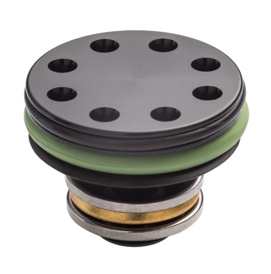 FPS CNC ERGAL DOUBLE O-RING BALL BEARING AEG PISTON HEAD
