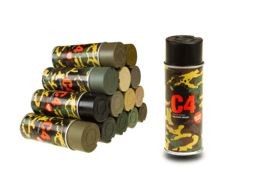 [236638] C4 MIL GRADE COLOR SPRAY RAL9021 (ARMAMAT)