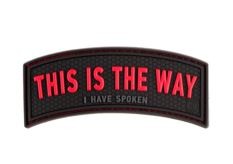 [238052] THIS IS THE WAY RUBBER PATCH COLOR (JTG)