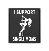 [238243] I SUPPORT SINGLE MUMS RUBBER PATCH SWAT (JTG)