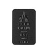 [238298] KEEP CALM EDC RUBBER PATCH BLACKOPS (JTG)