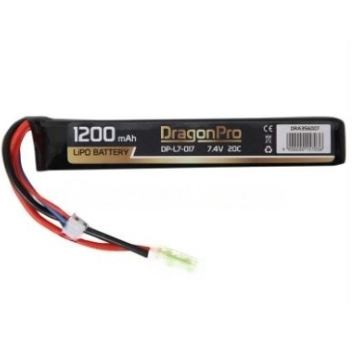 [241915] DRAGONPRO DP-L7-017 7.4V 1200MAH 20C LIPO 128X21X13MM