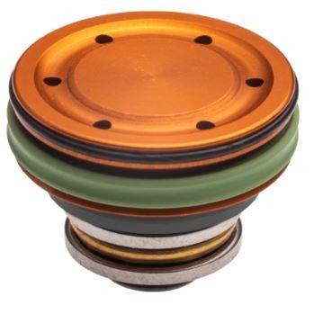 [242189] CNC ERGAL DOUBLE O-RING BALL BEARING AEG PISTON HEAD