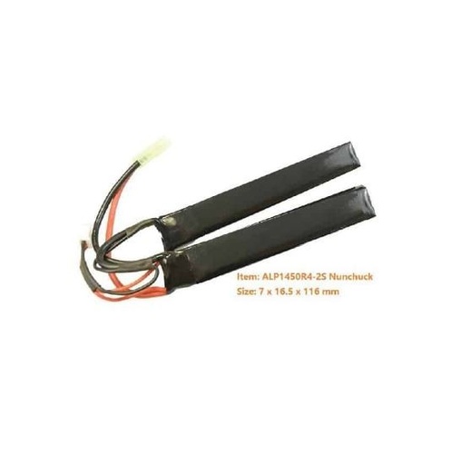 [243148] BATERÍA IPOWER 7.4V 1450MAH 20C NUNCHUCK 2X
