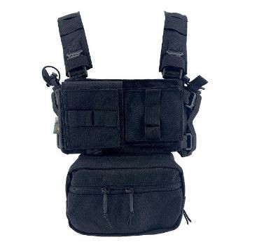 [243711] CONQUER MINI CHEST RIG BK
