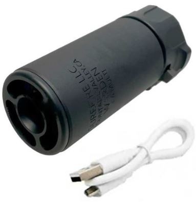 [246569] 5KU WARDEN SILENCER WITH SPITFIRE TRACER FOR AIRSOFT GUNS (B