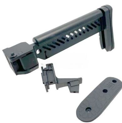 [246309] 5KU ZENITCO STYLE PT-5 STOCK FOR MARUI AKM GAS RIFLE (BLACK)