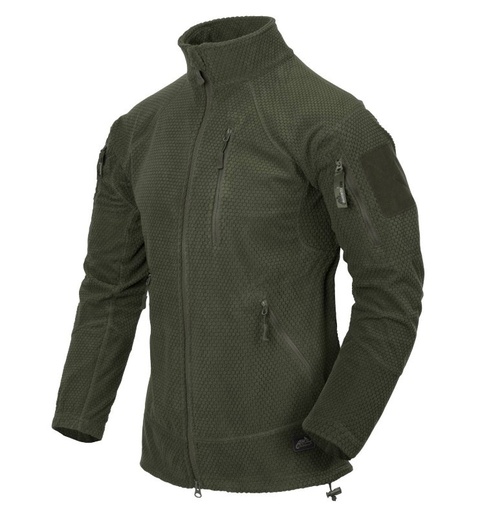[252553] HELIKON-TEX ALPHA TACTICAL JACKET FLEECE OLIVE GREEN L