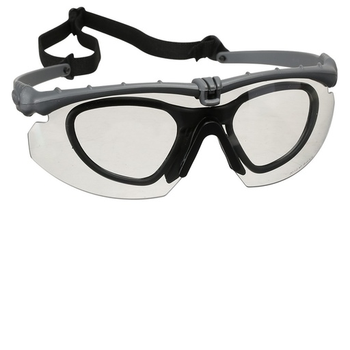 [247993] BATTLE PRO THERMAL GRAY / CLEAR GLASSES WITH INSERT