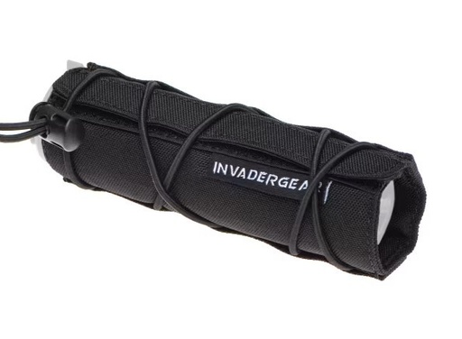[251228] SUPPRESSOR COVER 14CM BLACK (INVADER GEAR)