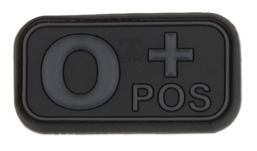 [256964] BLOODTYPE RUBBER PATCH 0 POS BLACKOPS (JTG)