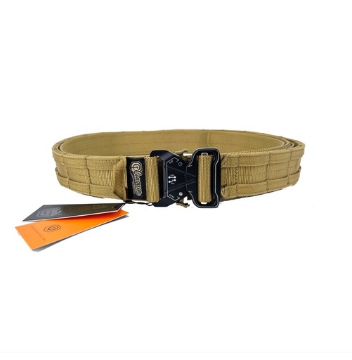 [261692] CONQUER DOUBLE BELT 125CM TAN