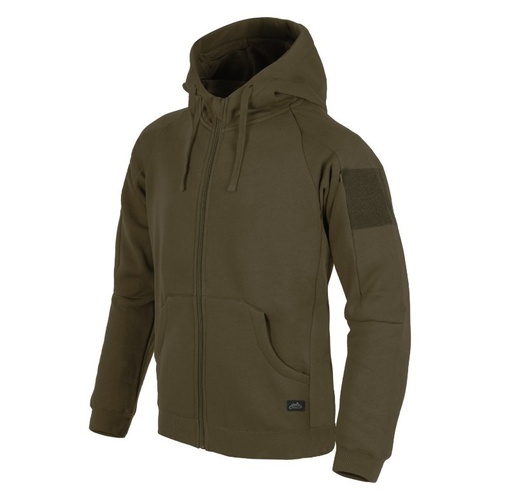 [264358] HELIKON-TEX URBAN TACTICAL HOODIE LITE FULL ZIP GREEN XS