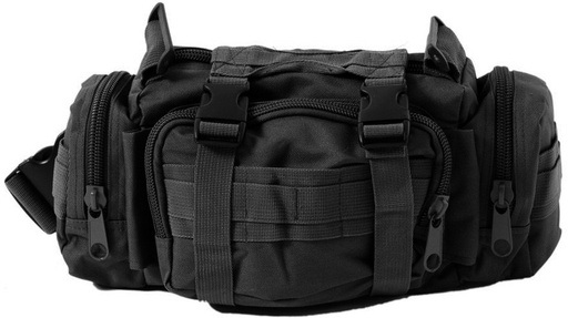 [266406] RIÑONERA BANDOLERA MULTIUSOS NEGRA DELTA TACTICS