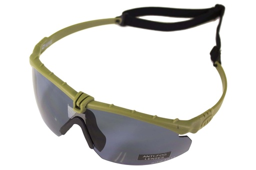[268424] BATTLE PRO THERMAL GREEN / SMOKE SUNGLASSES - NUPROL