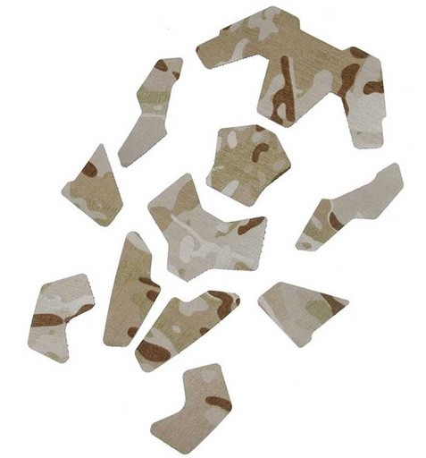 [271240] TMC SET STICKERS SFIRE STYLE PER ELMETTI (MULTICAM ARID)