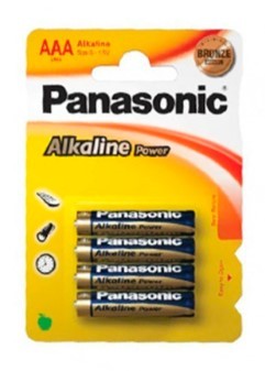 [271653] PILA ALCALINA PANASONIC SUPER PEQ. AAA NEGRA